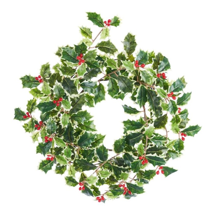 CORONA AGRIFOGLIO CM.35 VARIEG